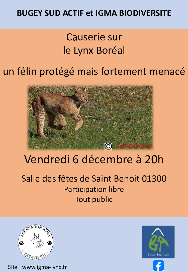 EXPOSITION ET CAUSERIE SUR LE LYNX