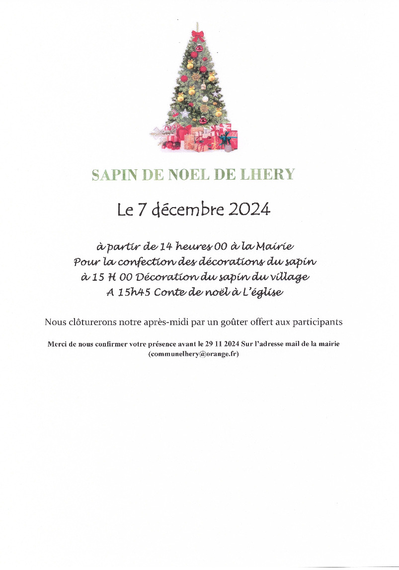 Sapin de noël