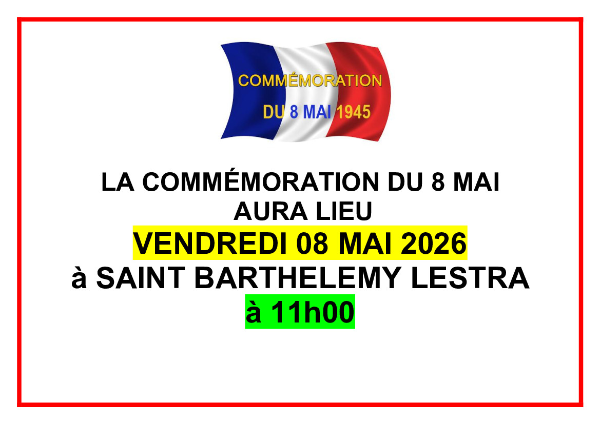 Commémoration du 8 Mai 1945