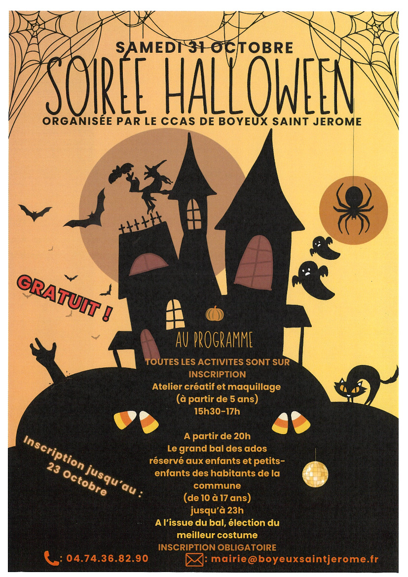 Halloween : ateliers créatifs et maquillage