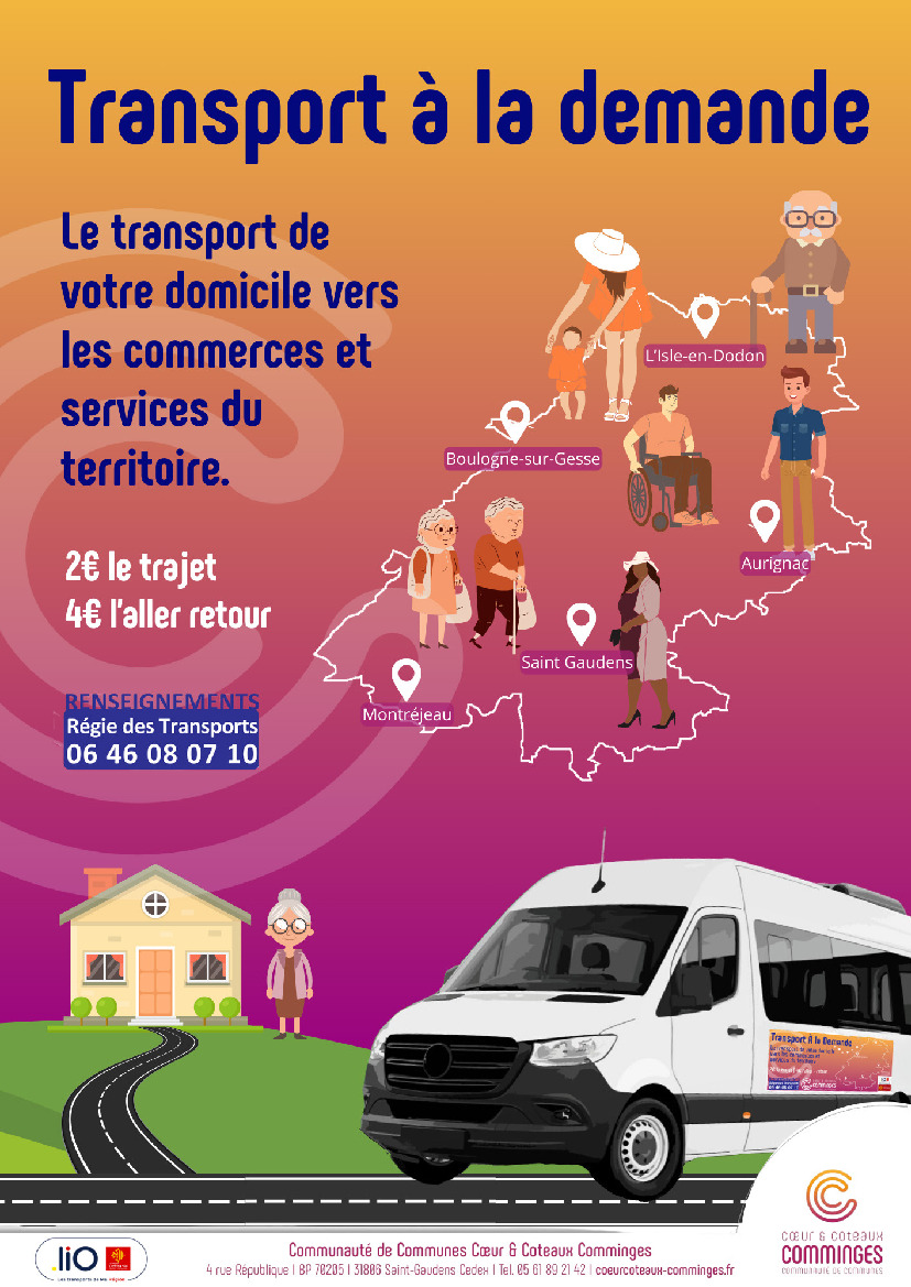 Ignan Noticias - Transport à la demande (TAD) - Noticias de illiwap de Mairie ...