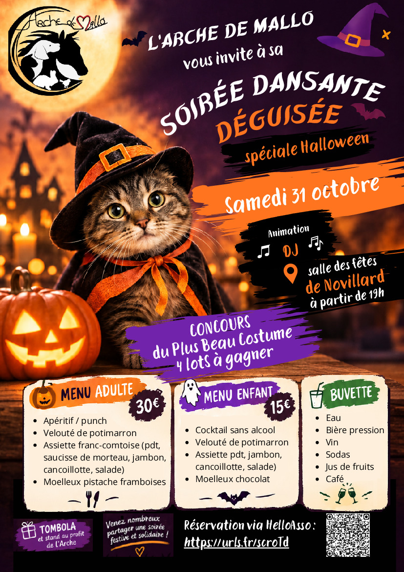 Soirée dansante déguisée Spéciale Halloween